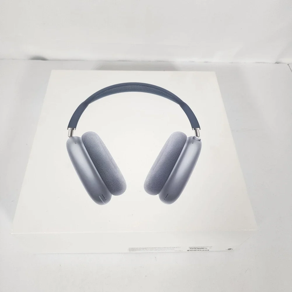 Apple AirPods Max‎ USB-C Blue A3184 w/ Box Smart Case Cable Tested Works